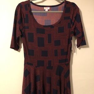 nwt med nicole dress lularoe